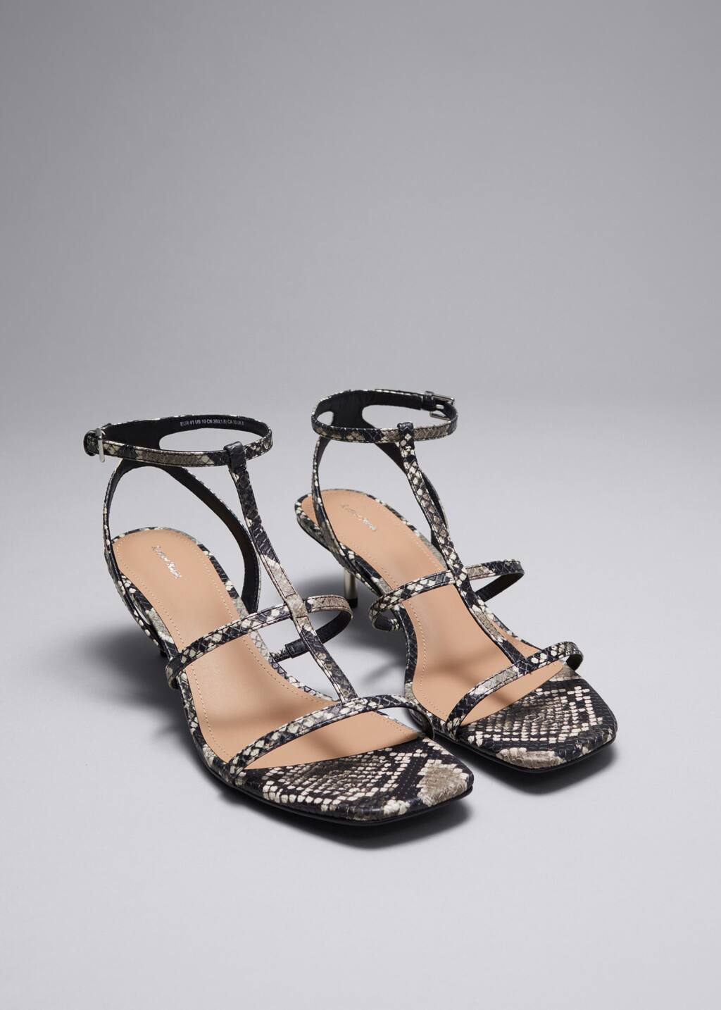 Heeled Leather Sandals Snake Other Stories