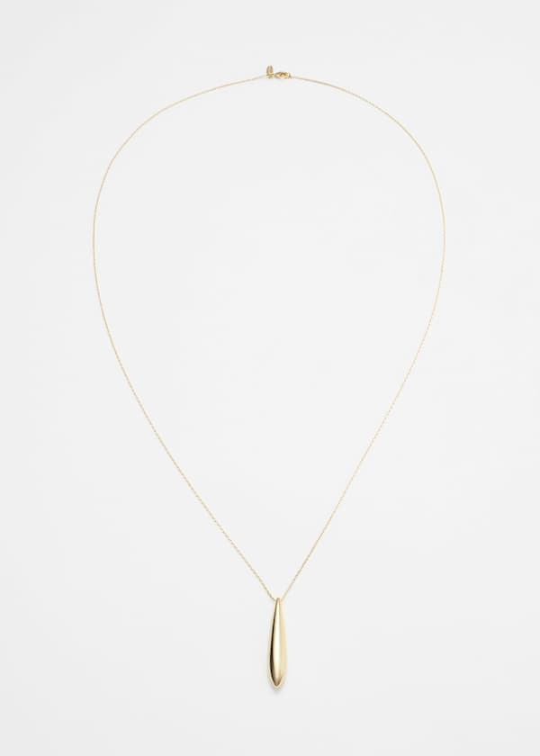 Elongated-Pendant Necklace