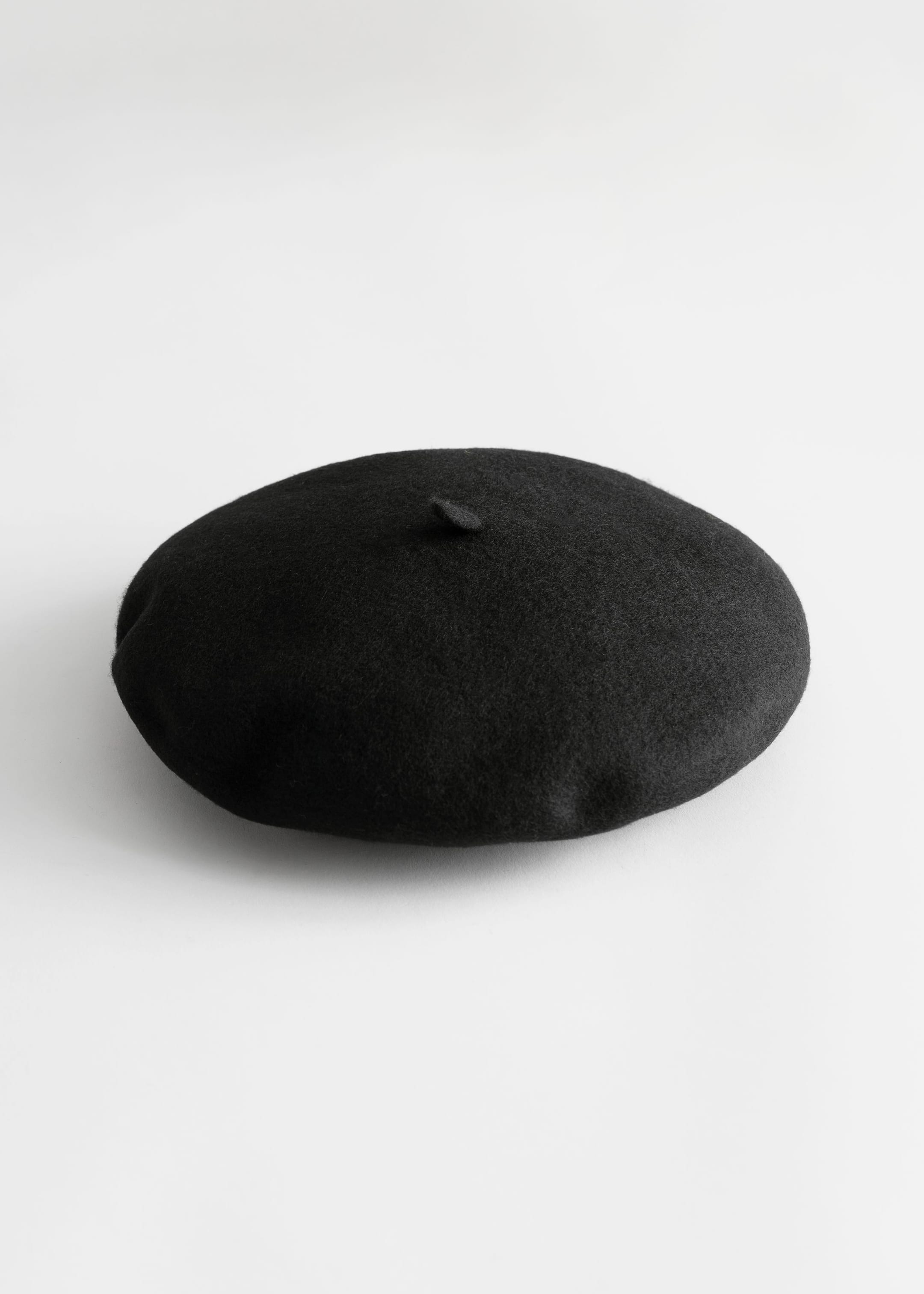 Wool Beret - Black - Still Life