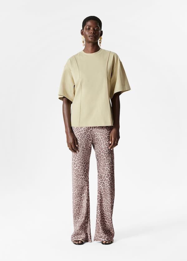 Structured T-shirt