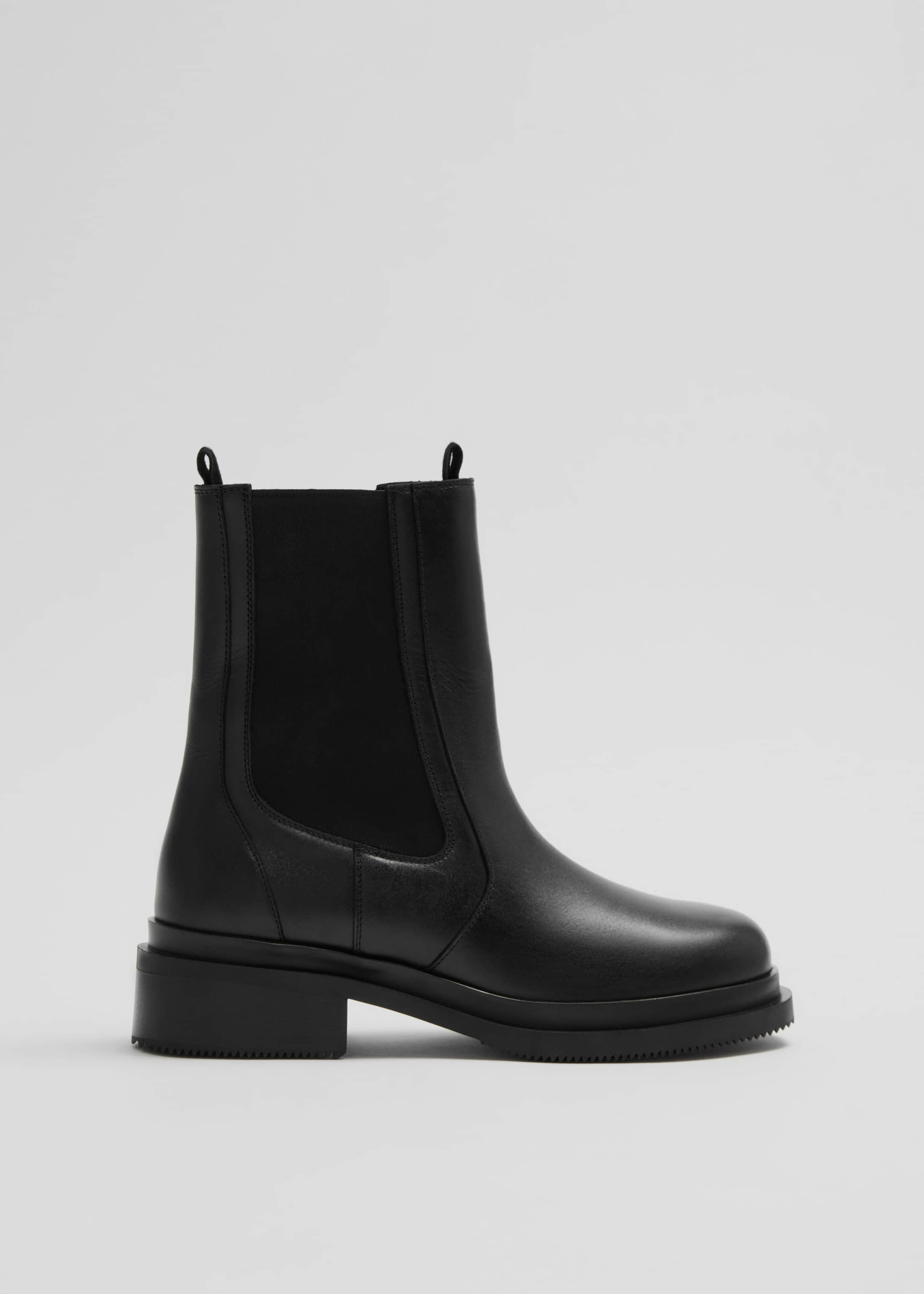 Chelsea Leather Boots - Black - Still Life