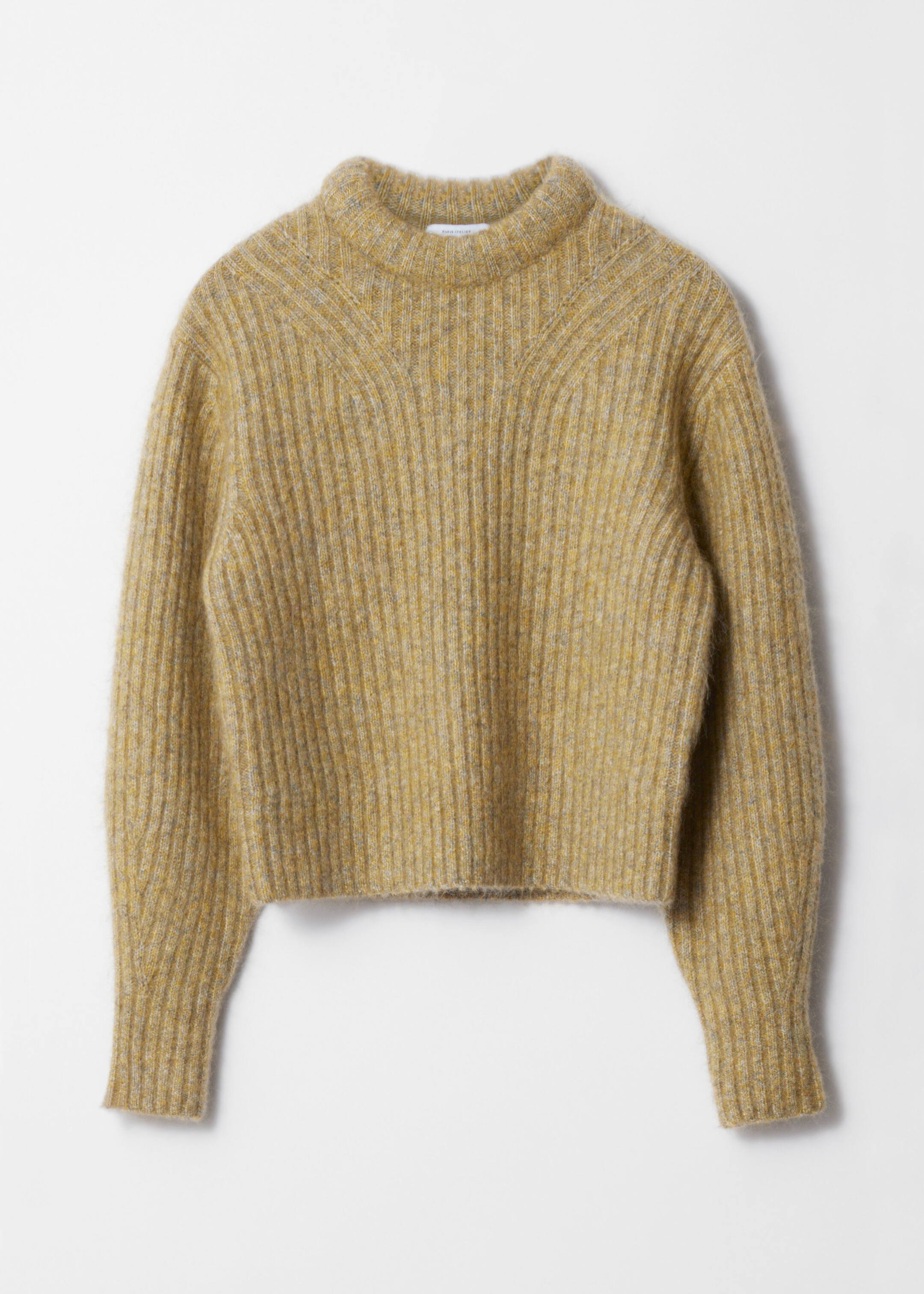 Rib-Knit Jumper - Grey - Still Life