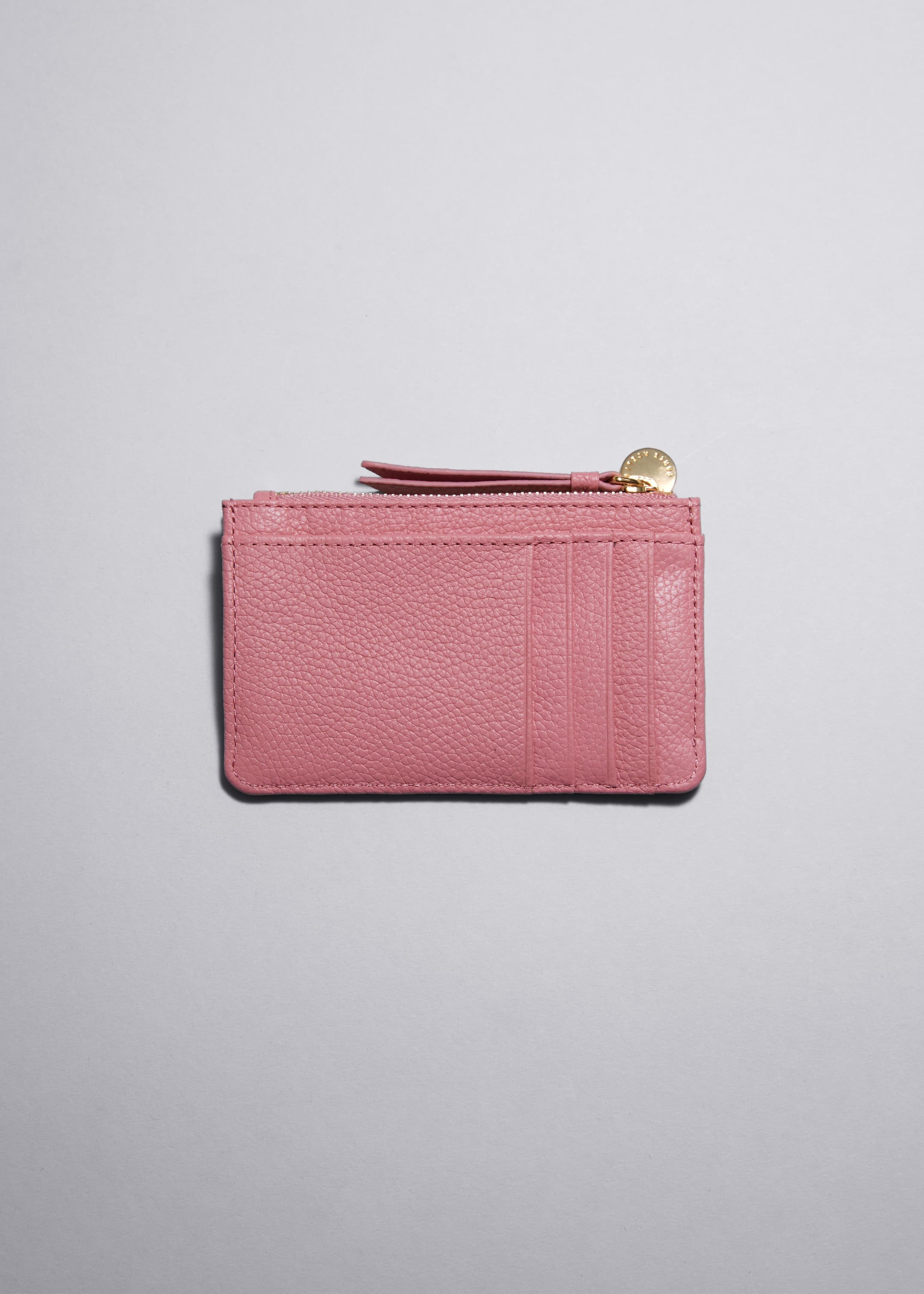 Leather Card Wallet - Rose - Still Life