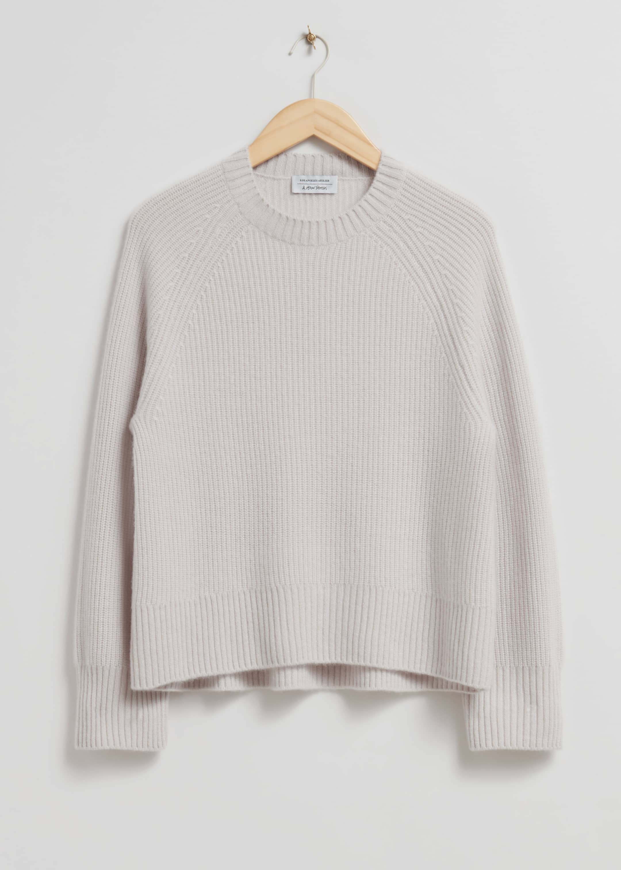 Boxy Cashmere Jumper - Peach - Still Life