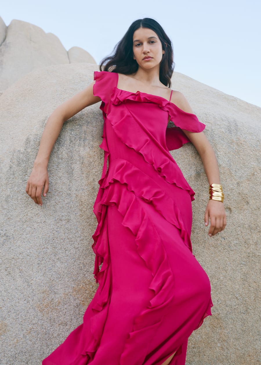 Ruffle Maxi Dress