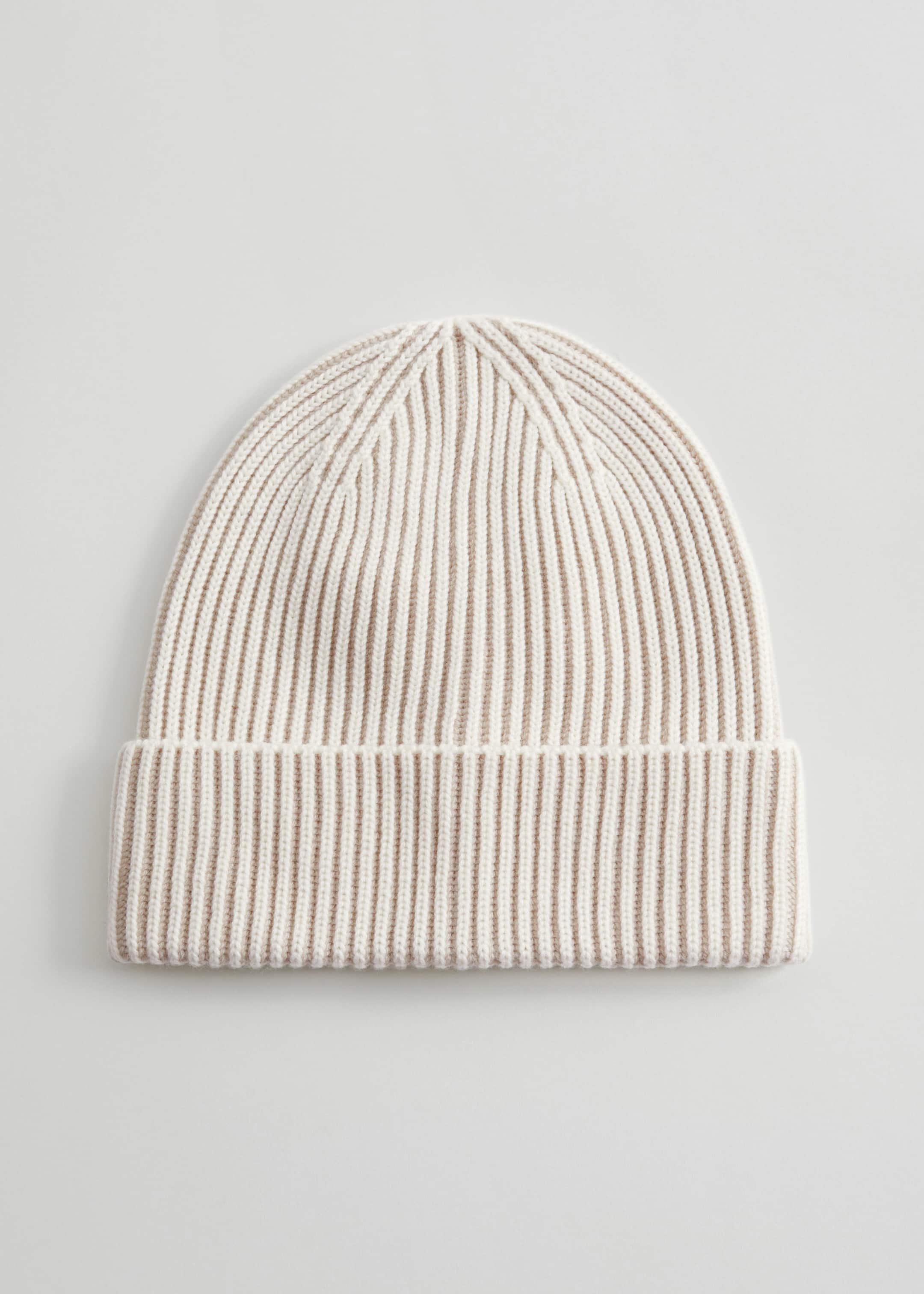 Ribbed Wool Beanie - Black - Still Life