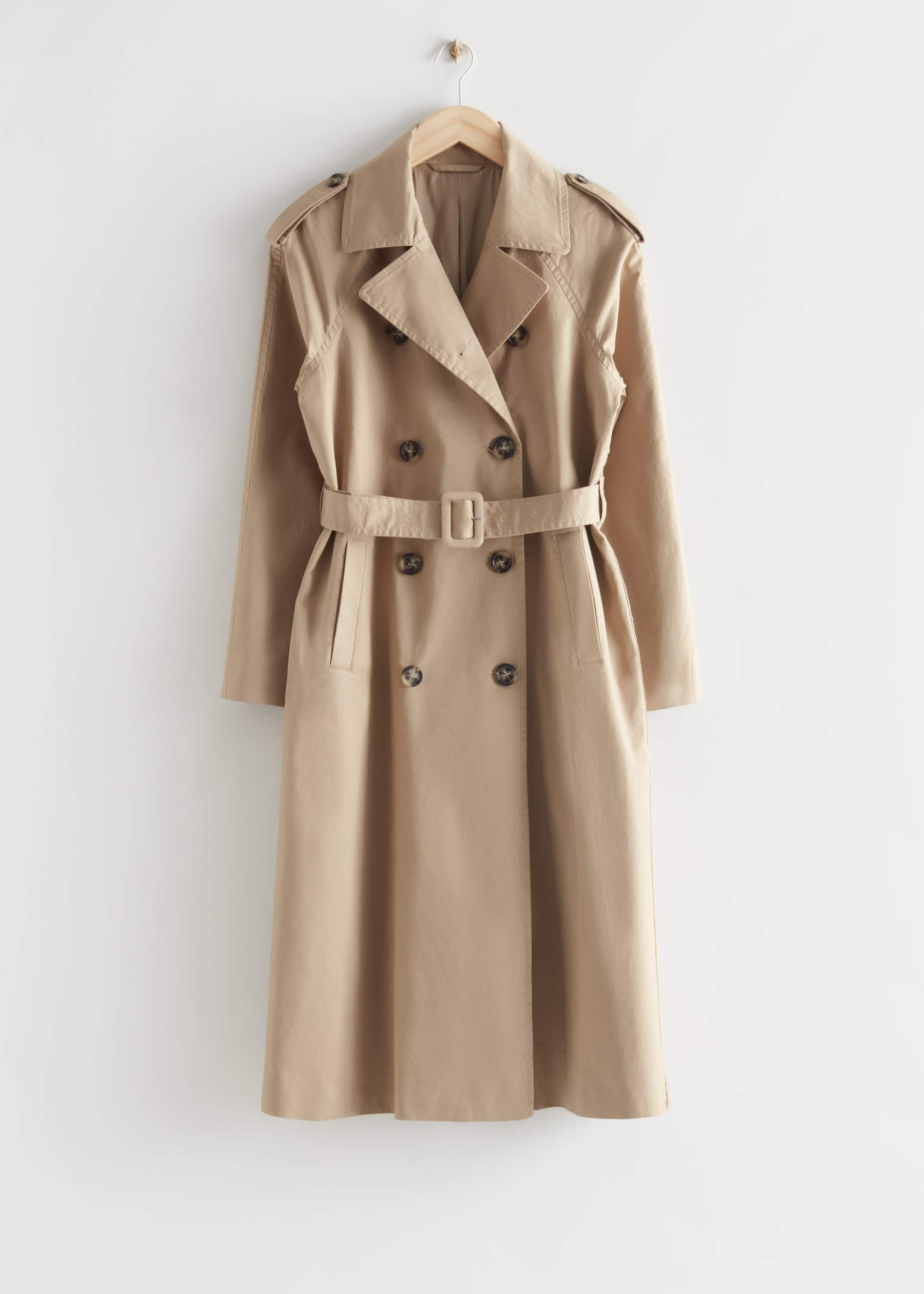 Double Breasted Trench Coat