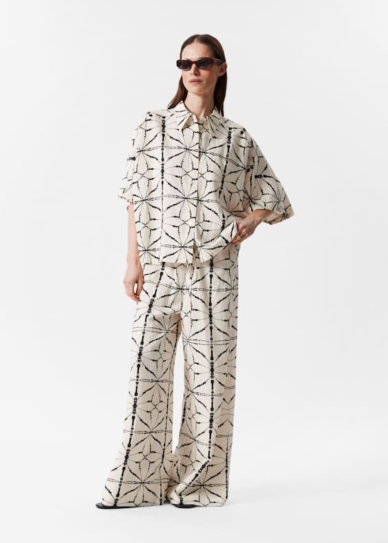Relaxed Drawstring Trousers