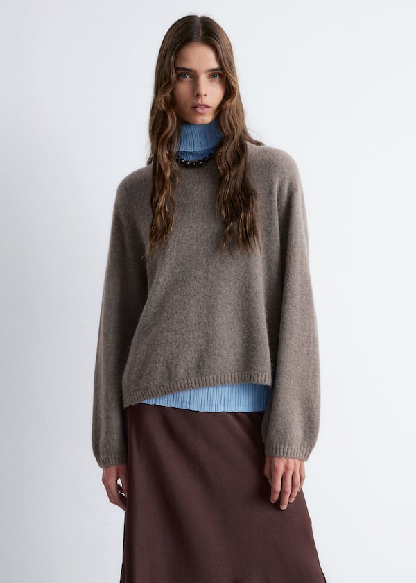 Knitted Alpaca-Blend Sweater