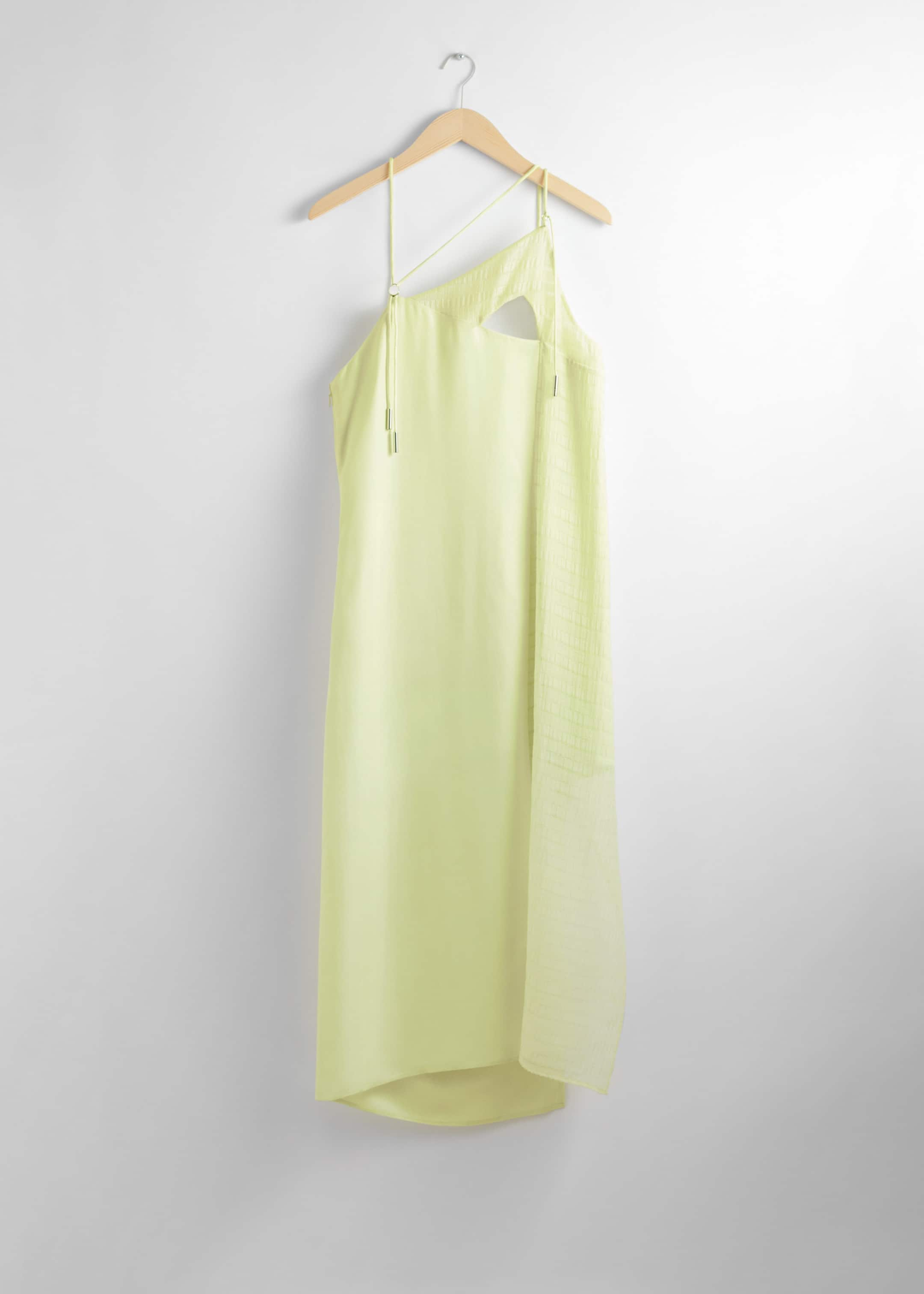 Robe combinaison midi asymétrique - Vert clair - Still Life