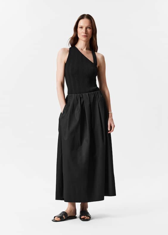 A-Line Midi Skirt