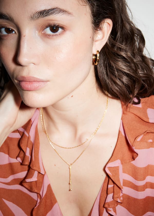 Layered Lariat Necklace