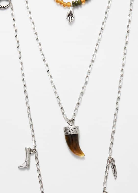 Layered Pendant Necklace