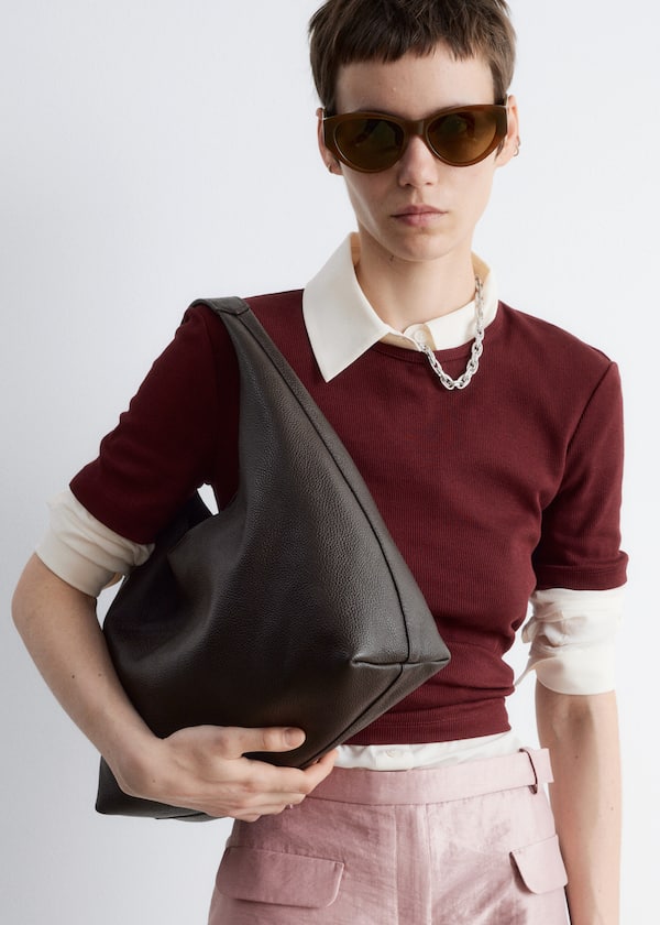 Classic Leather Tote Bag