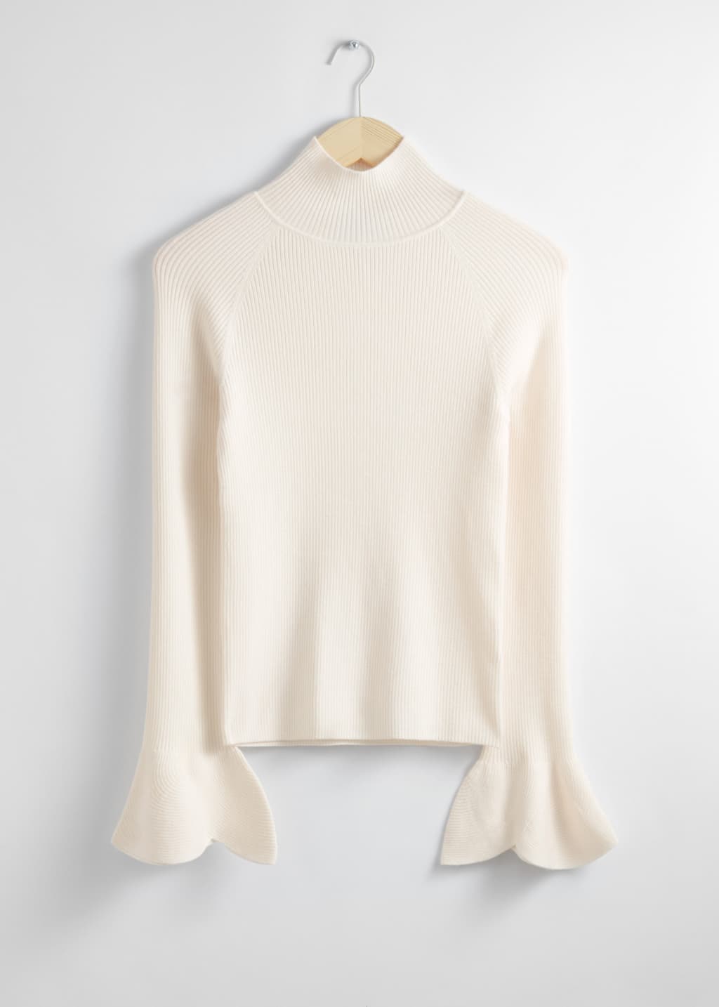 KNIT JERSEY PETAL SLEEVE TOP - Swing Control
