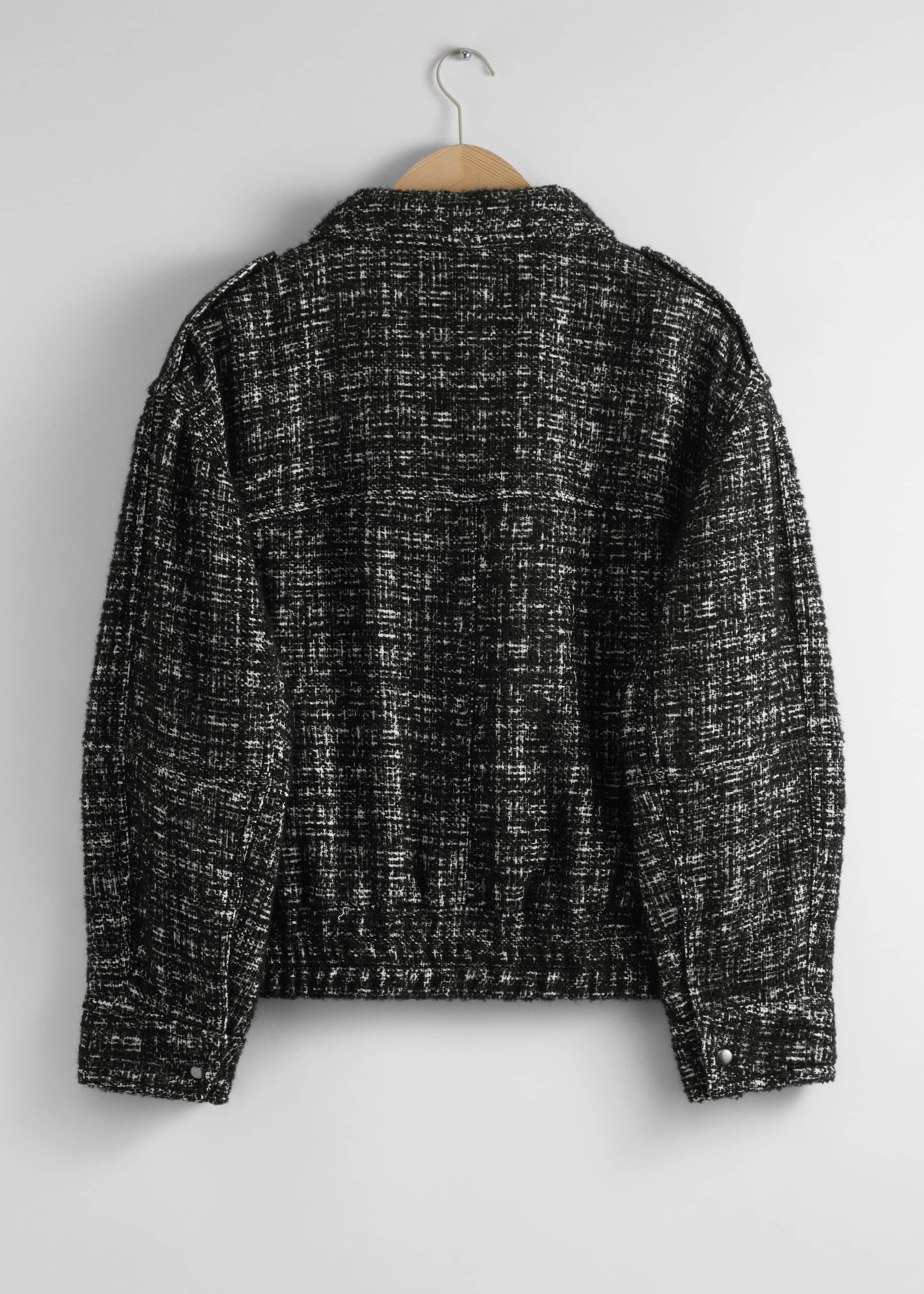 Veste en tweed - Tweed noir - Still Life