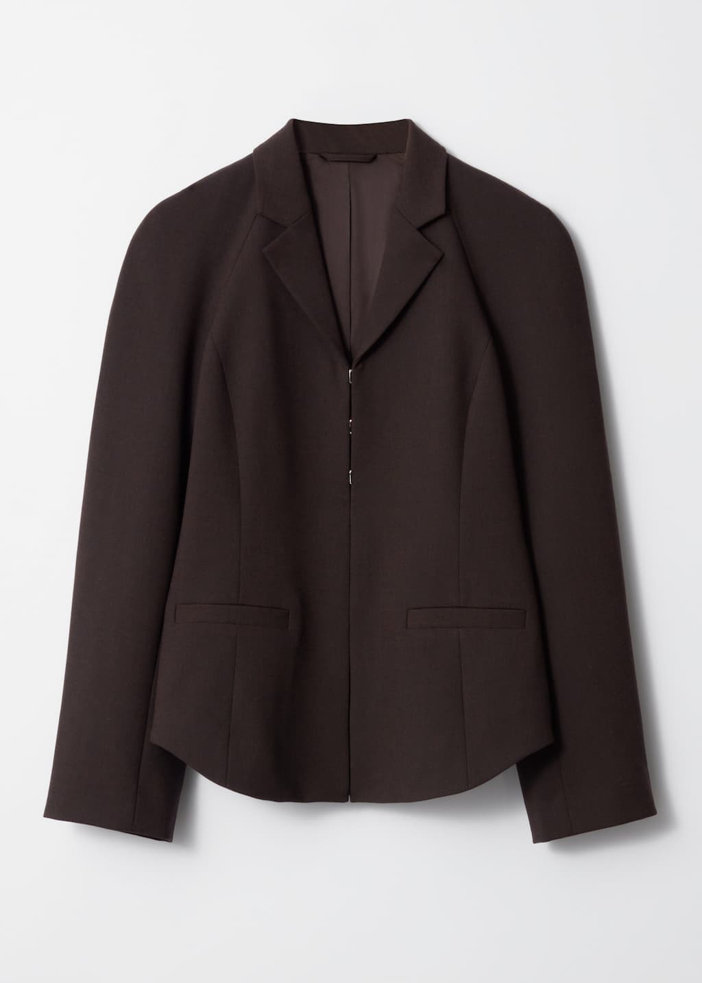 Fitted Blazer - Dark Brown - Blazers - & Other Stories