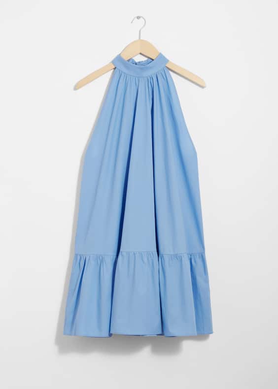 Bow-Detailed Mini Dress