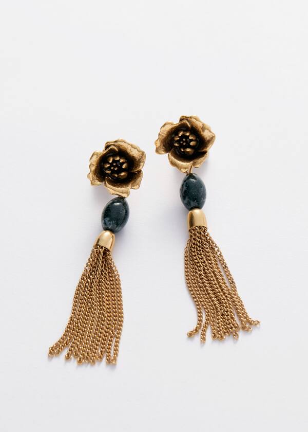 Wild Rose Pendant Earrings
