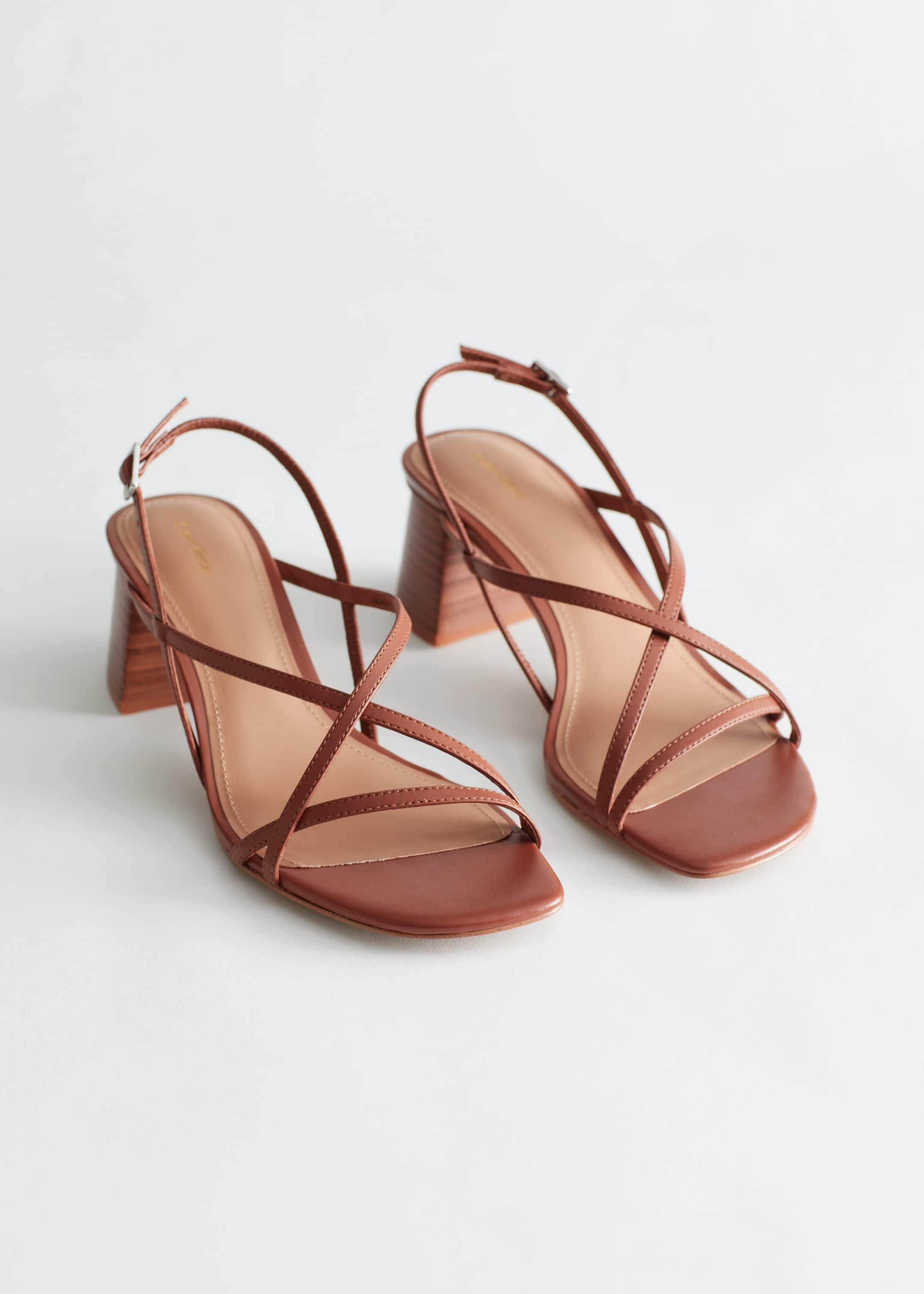 Other stories block heel sandals best sale